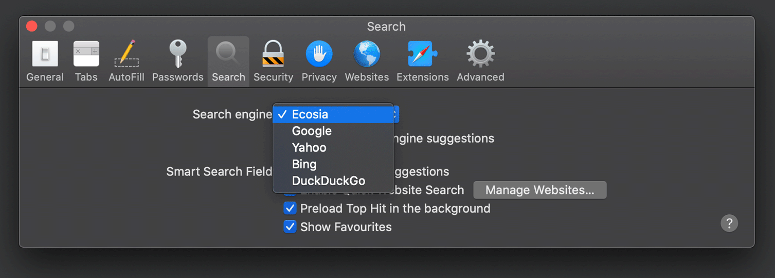 yahoo search default for google chrome mac